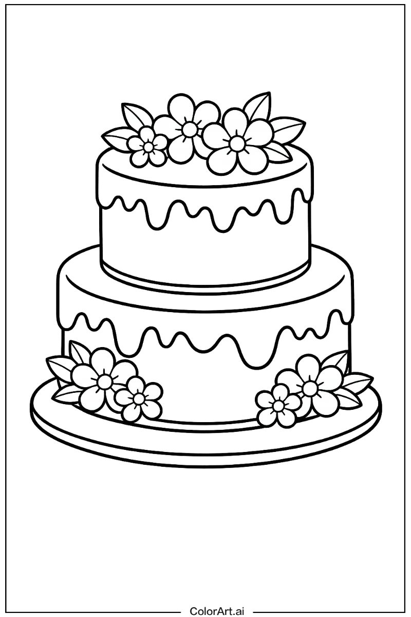 Cake with Flowers 2