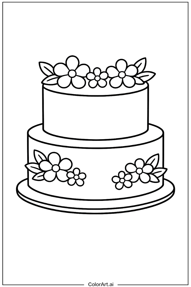 Cake with Flowers 4