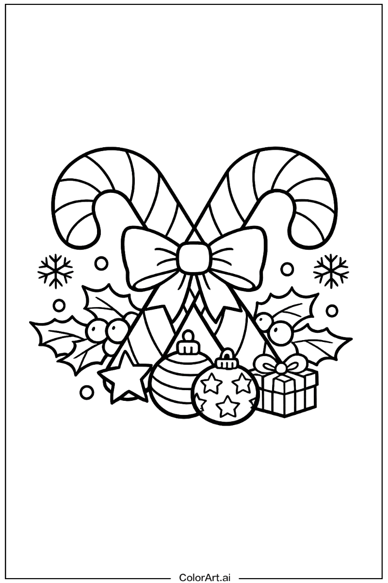 Candy cane holiday Candy cane Scene