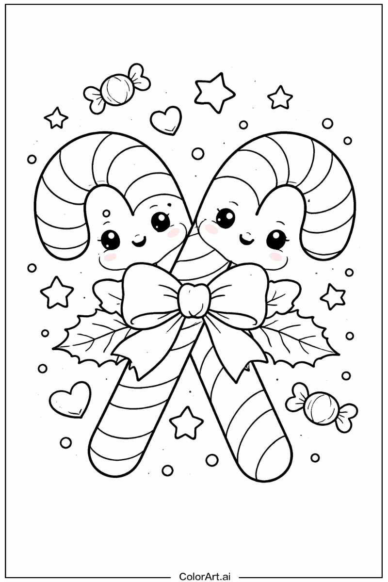 Cute candy cane Candy cane Design