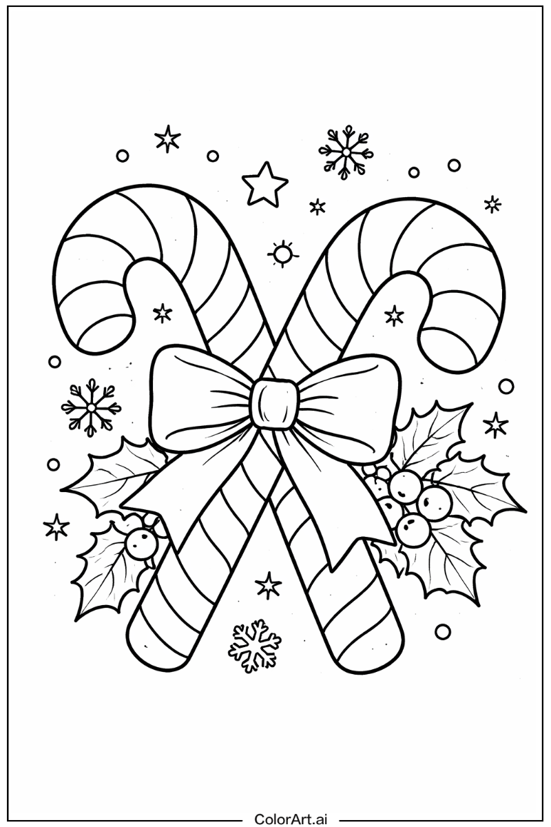 Candy cane stick Candy cane Design 2