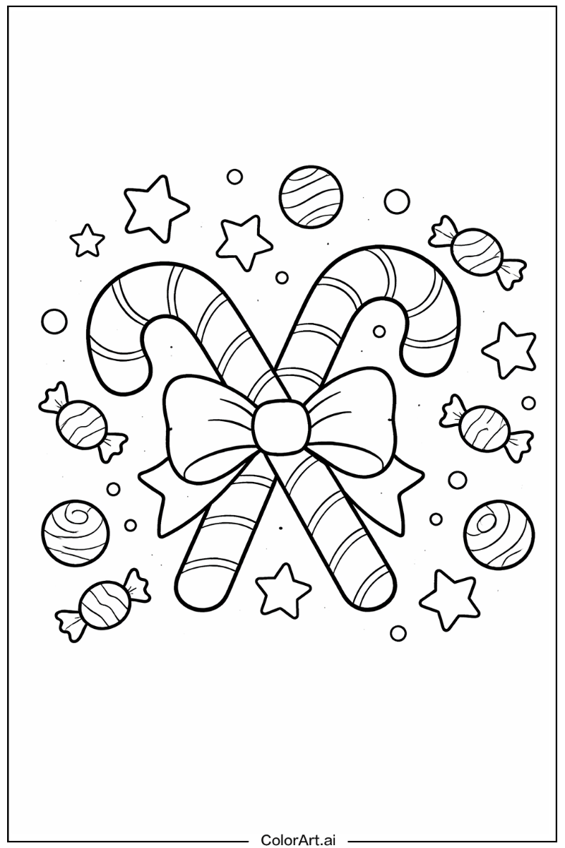 Candy cane with Mini candy cane Theme