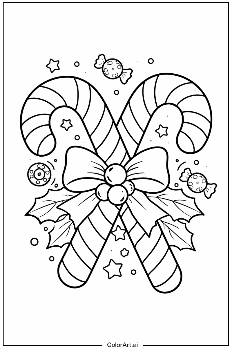 Candy cane with Hooked candy cane Theme