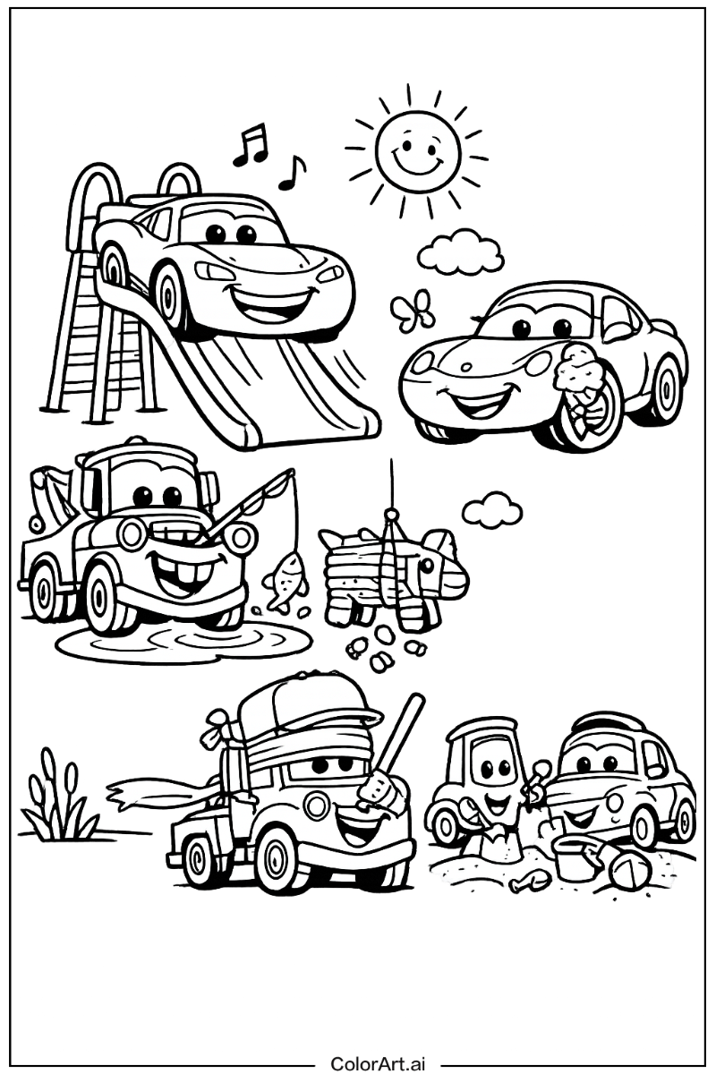 cars movie Having Fun 2