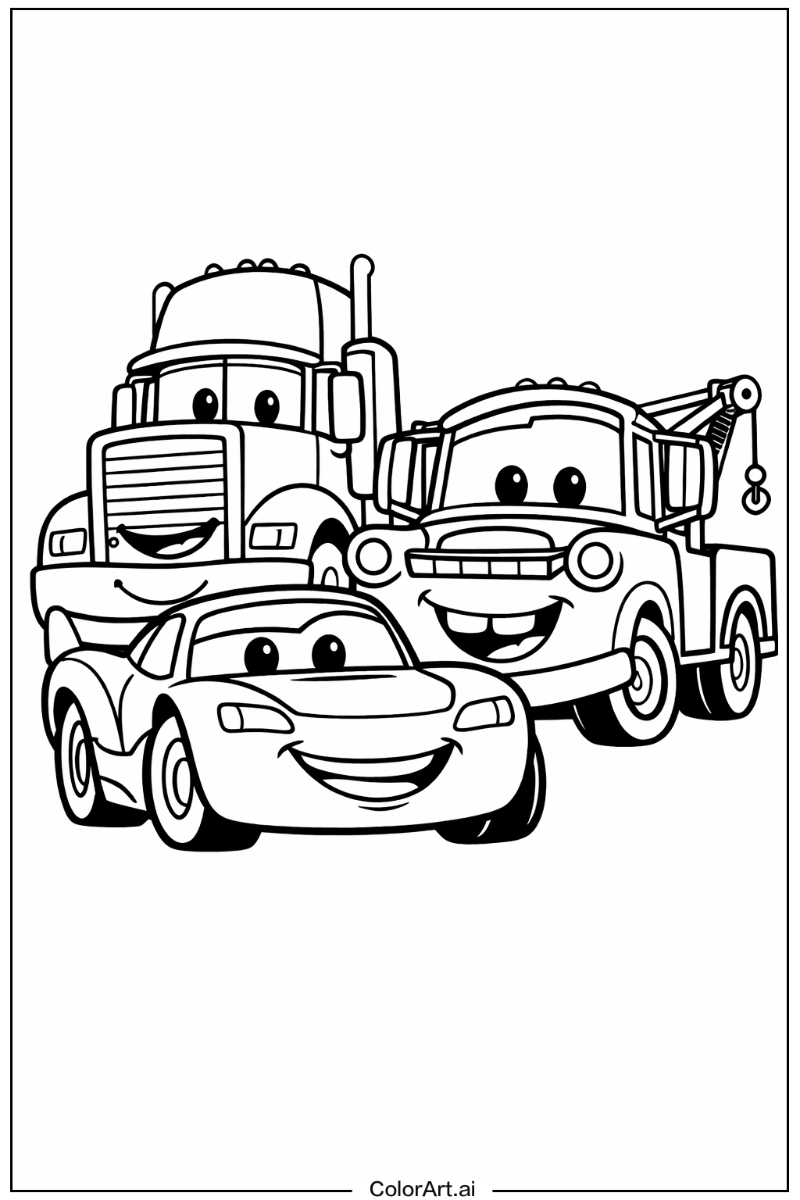 Smiling cars movie 3