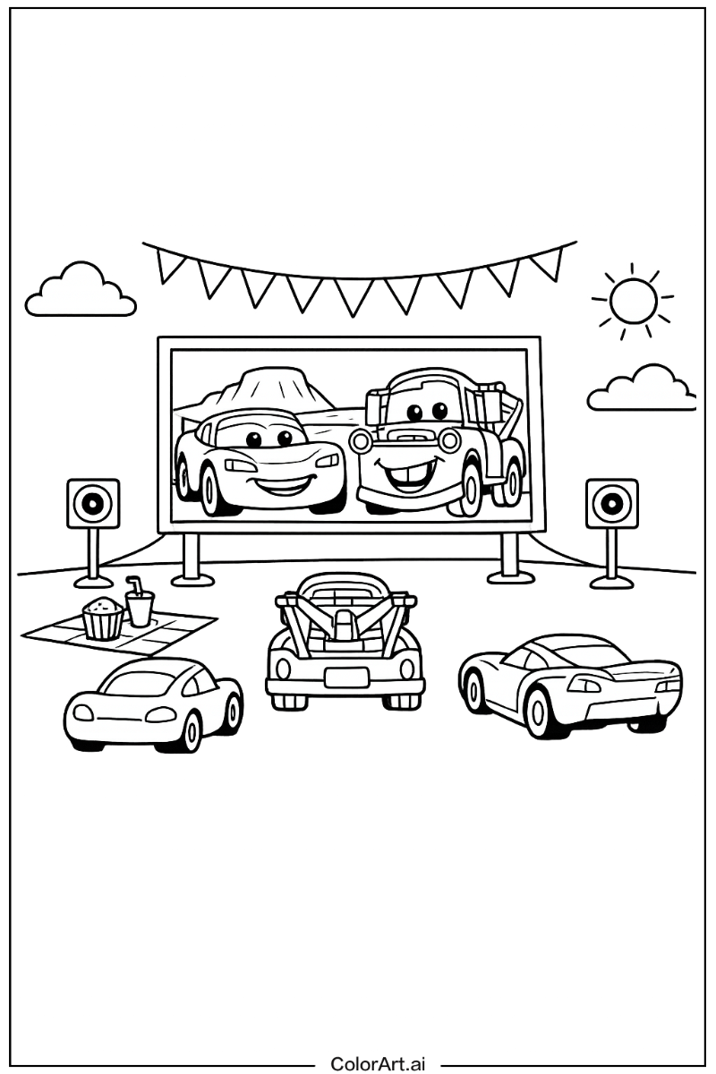 cars movie Playing Outside 5