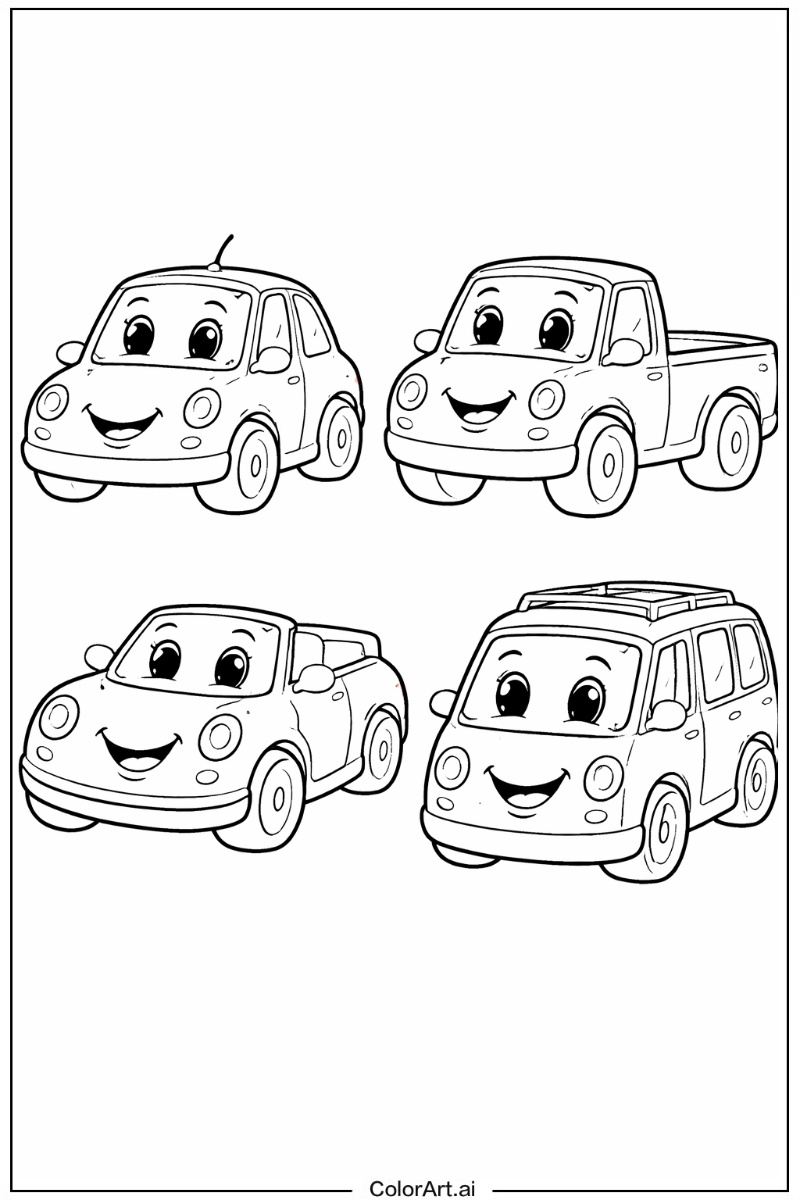 Happy Cars Portrait