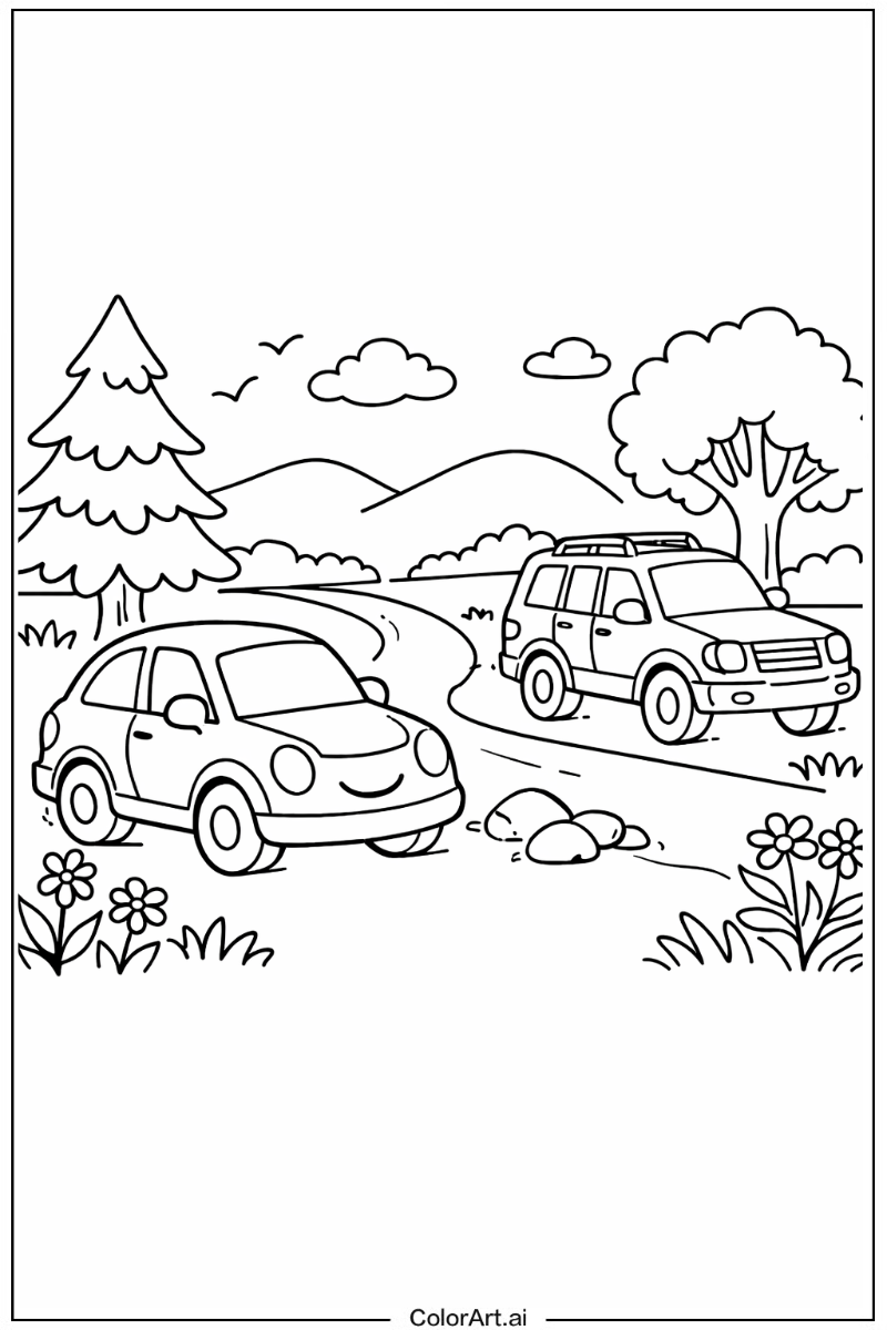 Cars in Nature 3