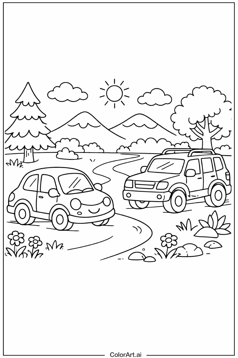 Cars in Nature 4