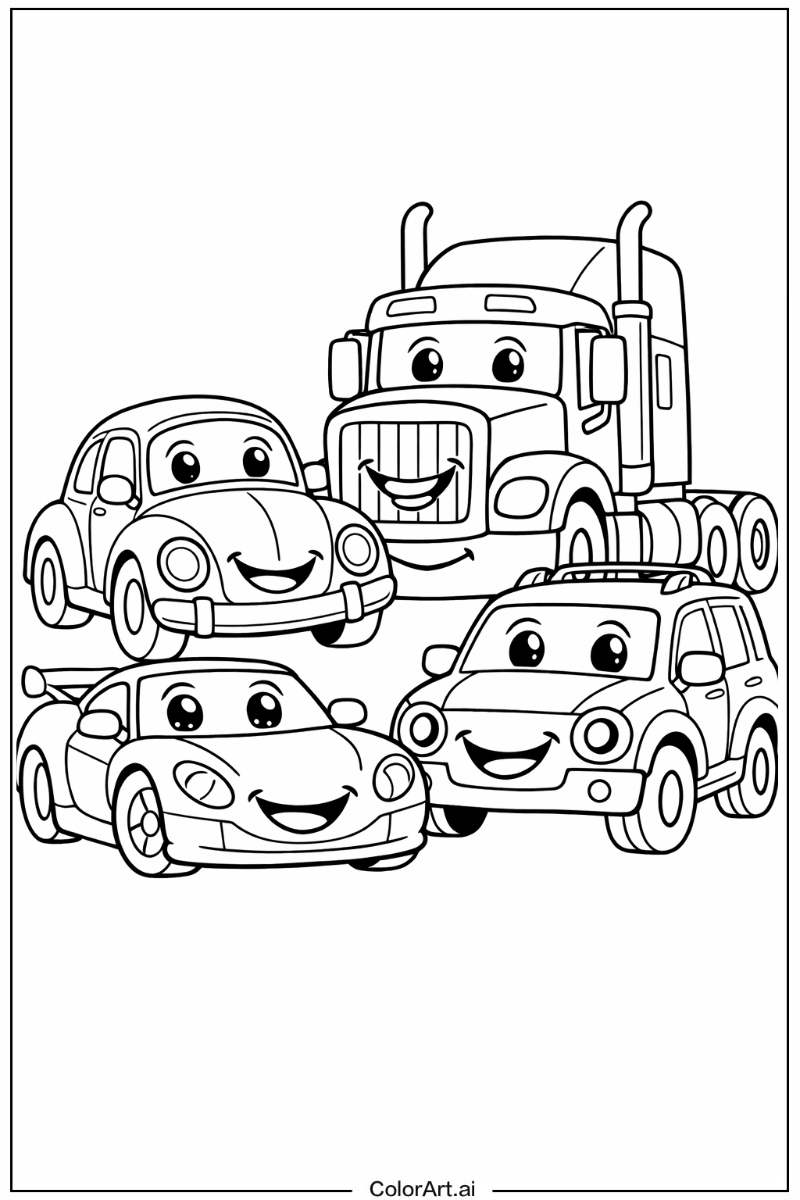 Happy Cars Portrait 5