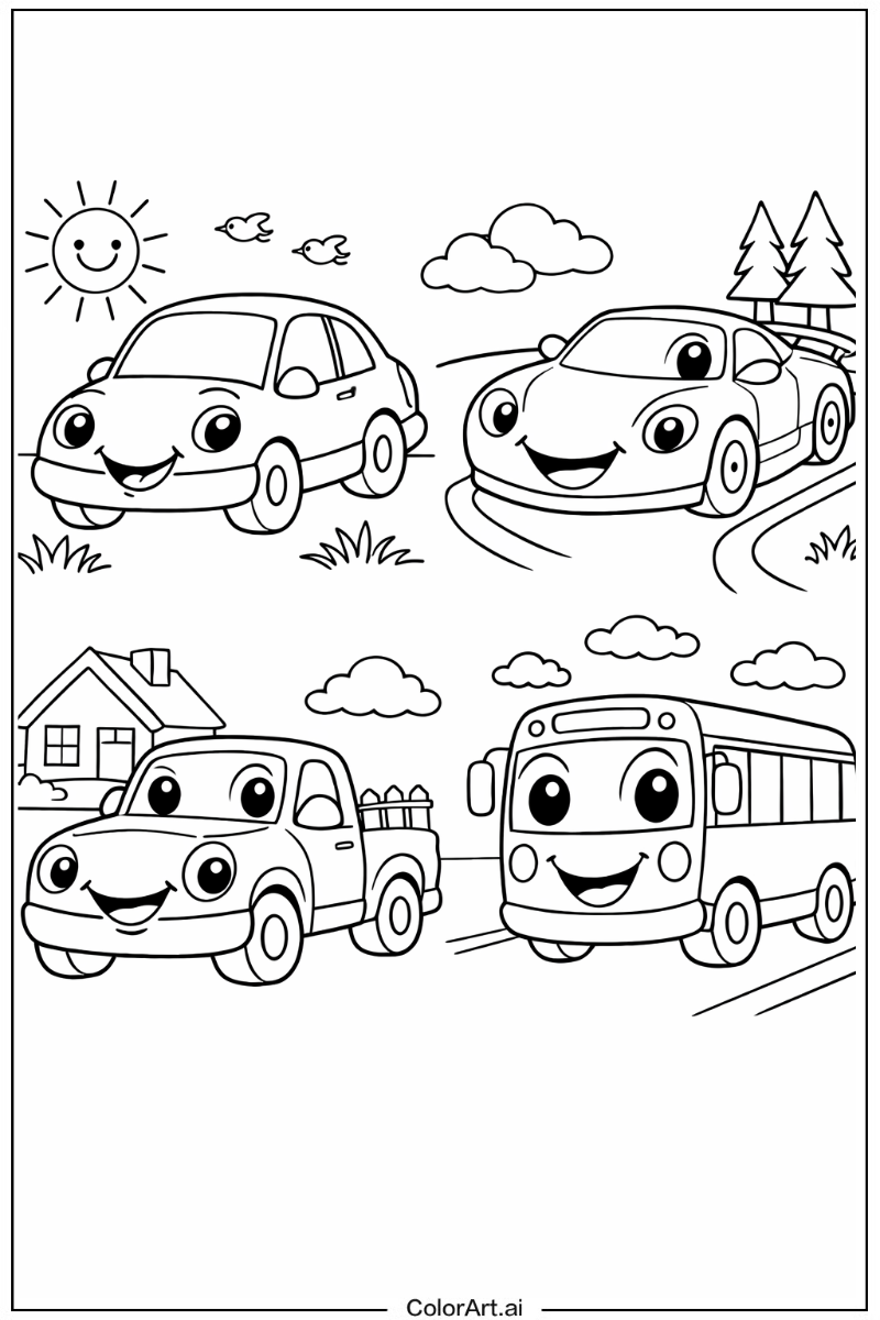 Smiling Cars 5