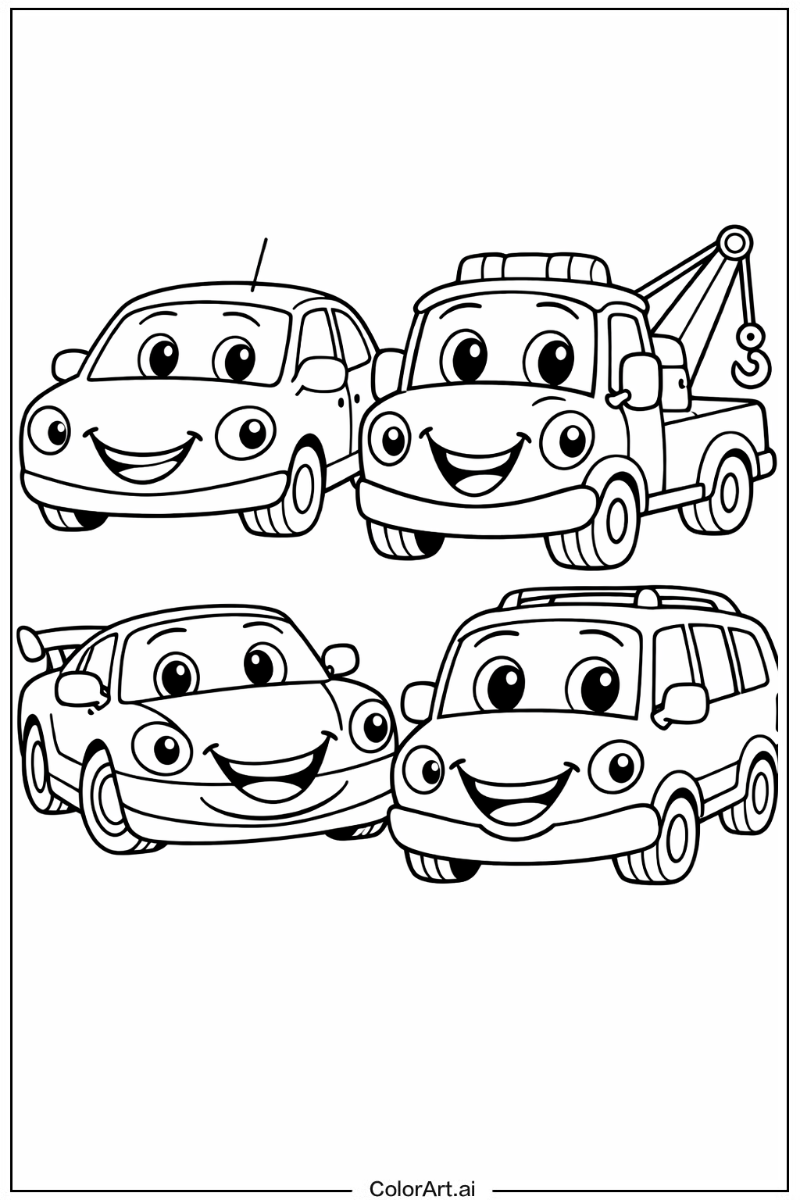 Happy Cars Portrait 6