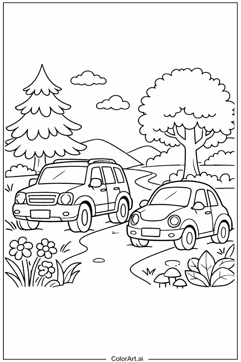 Cars in Nature