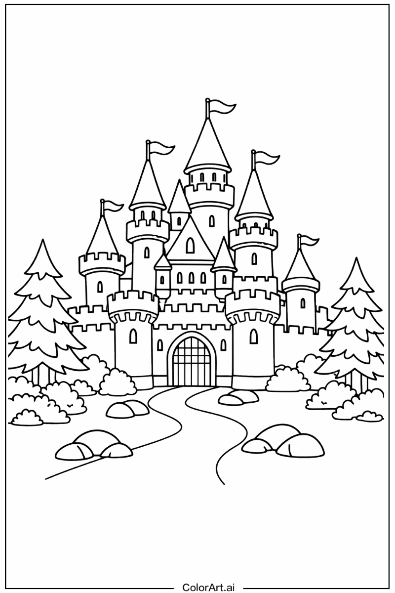 Forest castle Castle Design