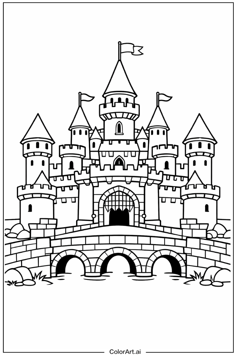 Castle with Medieval castle Theme