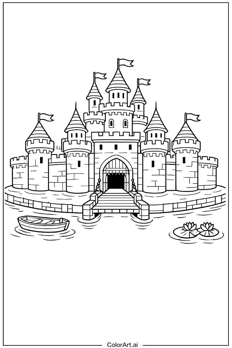 Castle moat Castle Scene