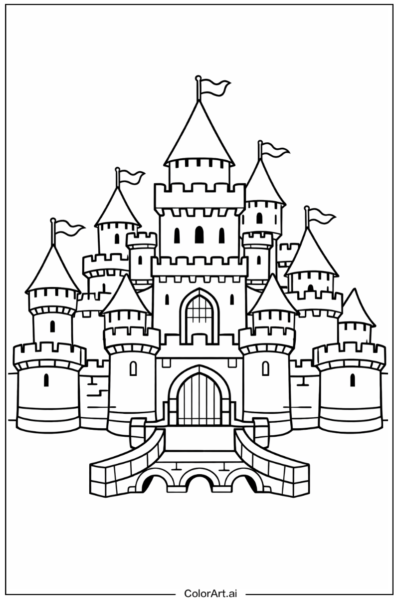 Castle with Medieval castle Theme 2