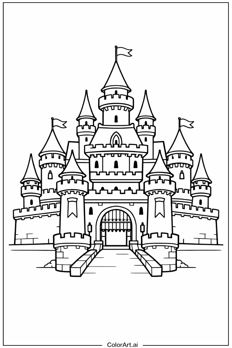 Castle with Royal castle Theme 2