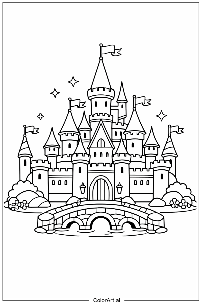 Enchanted castle Castle Scene 2
