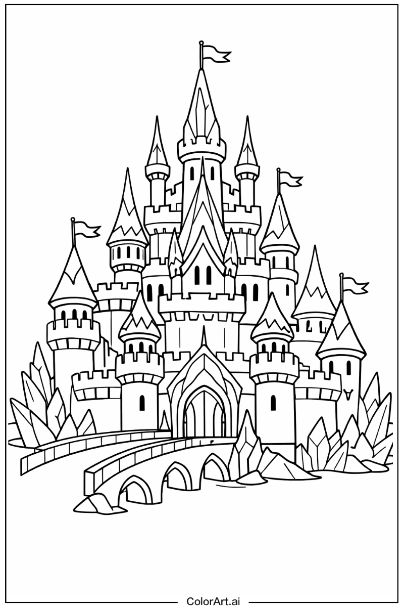 Castle with Ice castle Theme 2