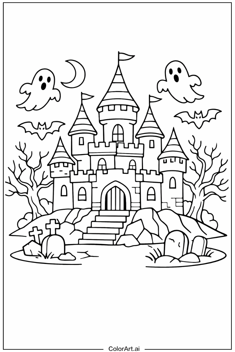 Castle with Haunted castle Theme