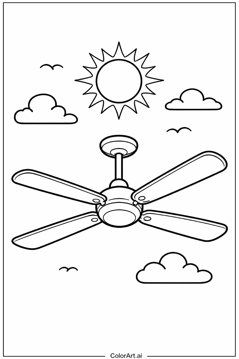 ceiling fan Under the Sun 2