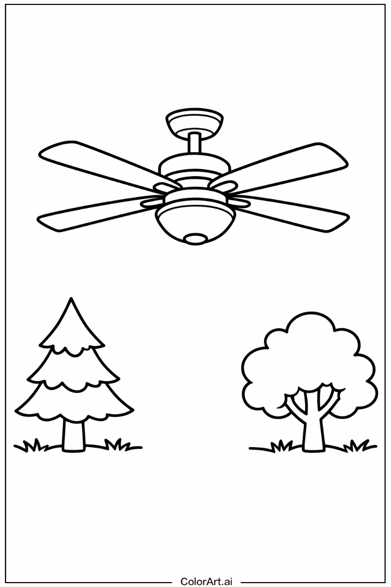 ceiling fan in Nature 2