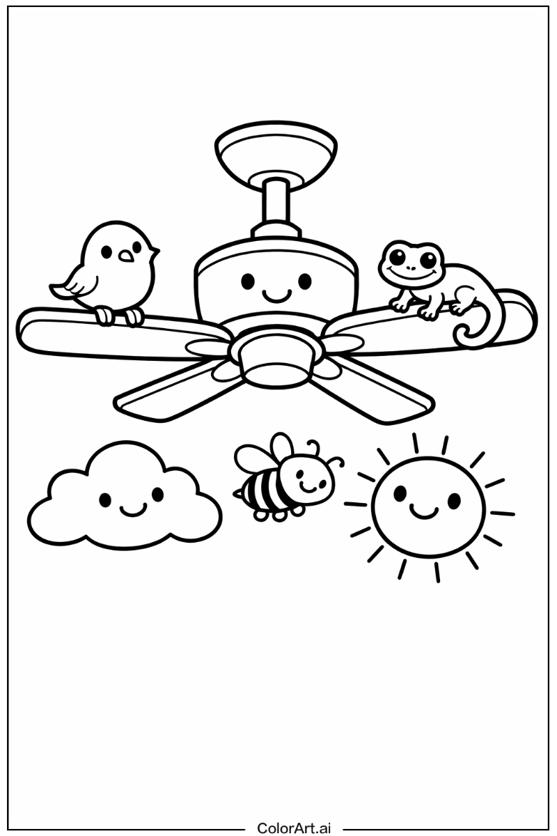 ceiling fan with Friends 3