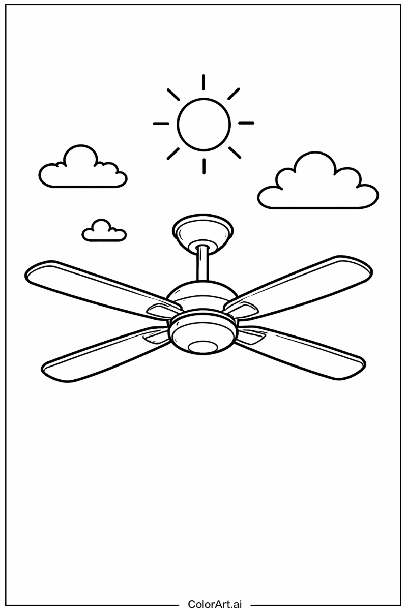 ceiling fan Under the Sun 3