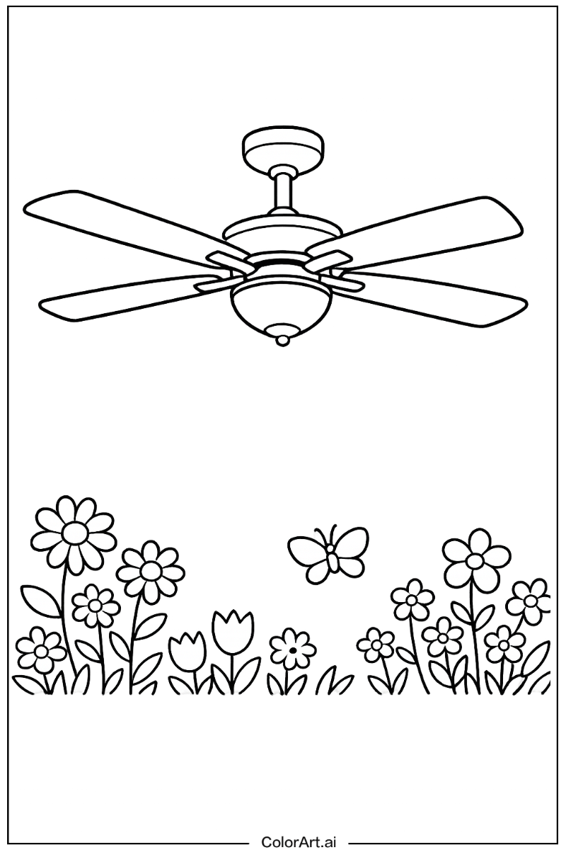 ceiling fan in a Garden 4