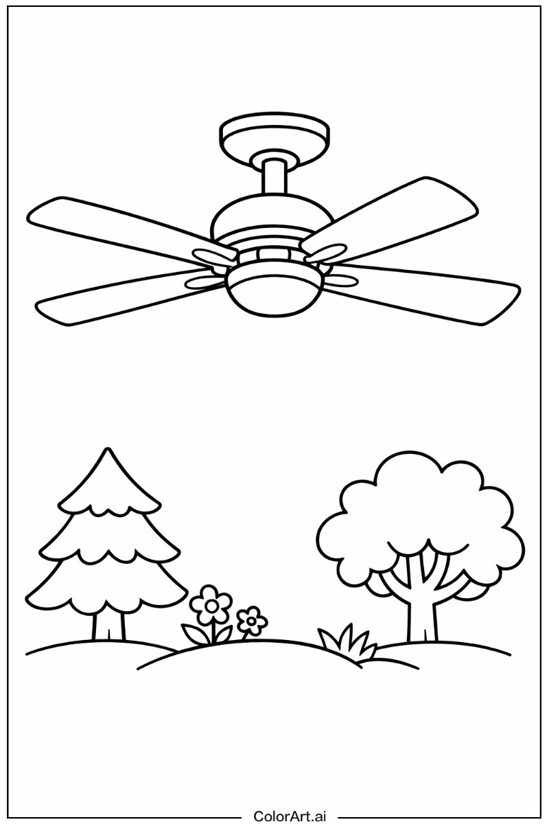 ceiling fan in Nature 4
