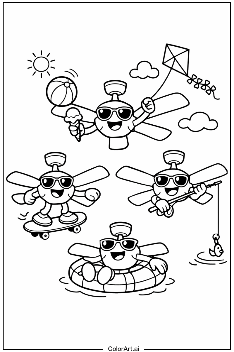 ceiling fan Having Fun 4