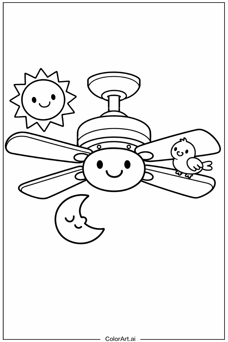 ceiling fan with Friends 1