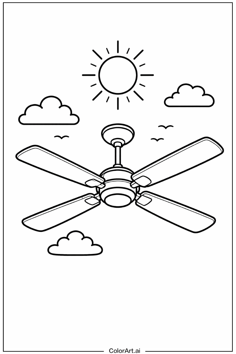 ceiling fan Under the Sun 5