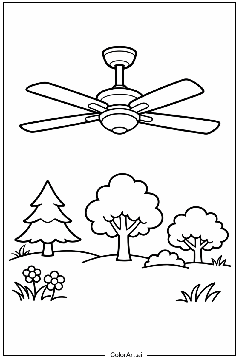 ceiling fan in Nature 5