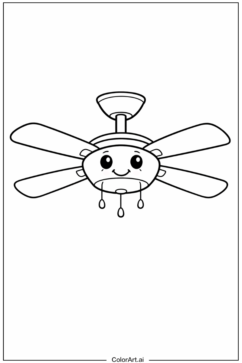 Smiling ceiling fan 5
