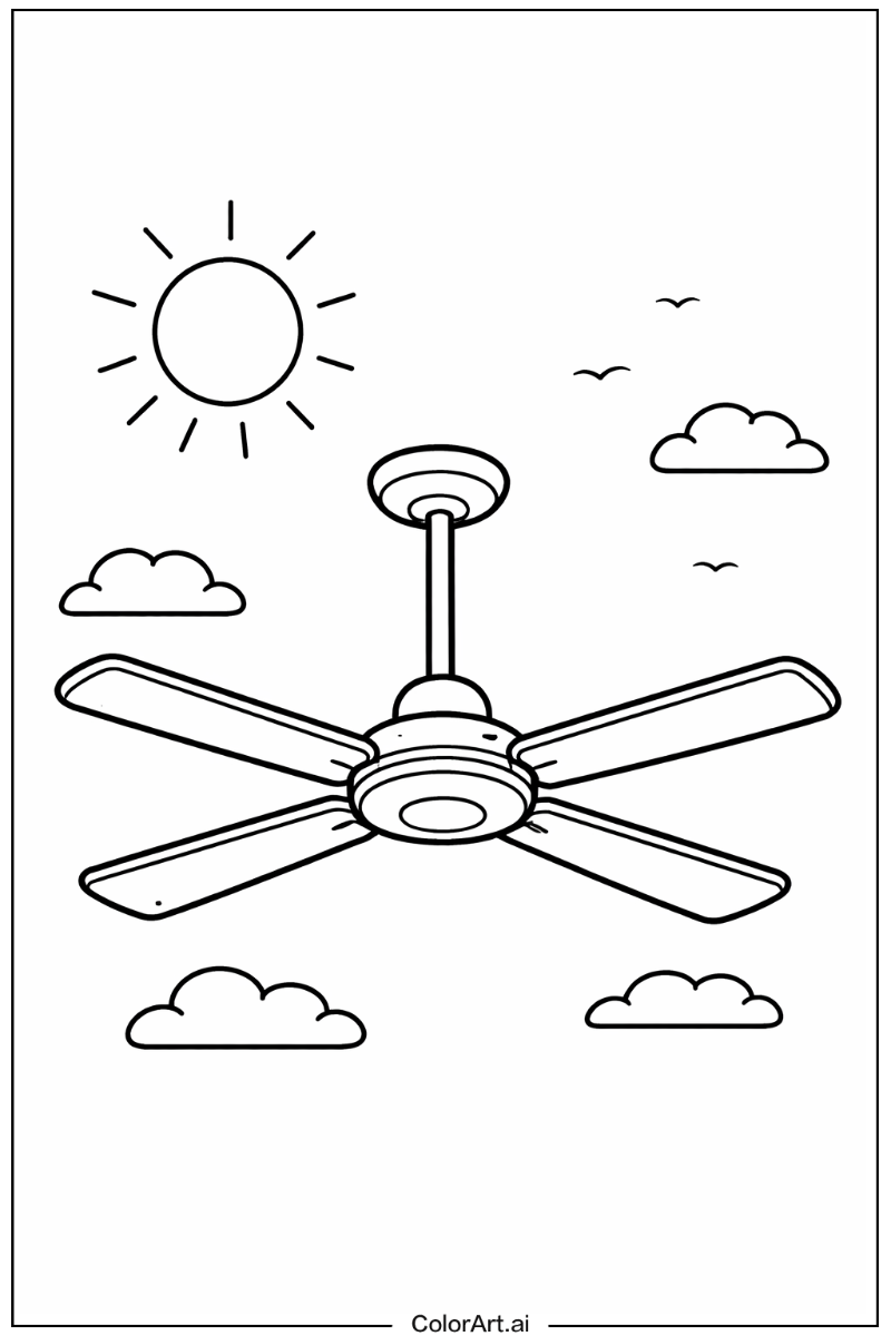 ceiling fan Under the Sun 1