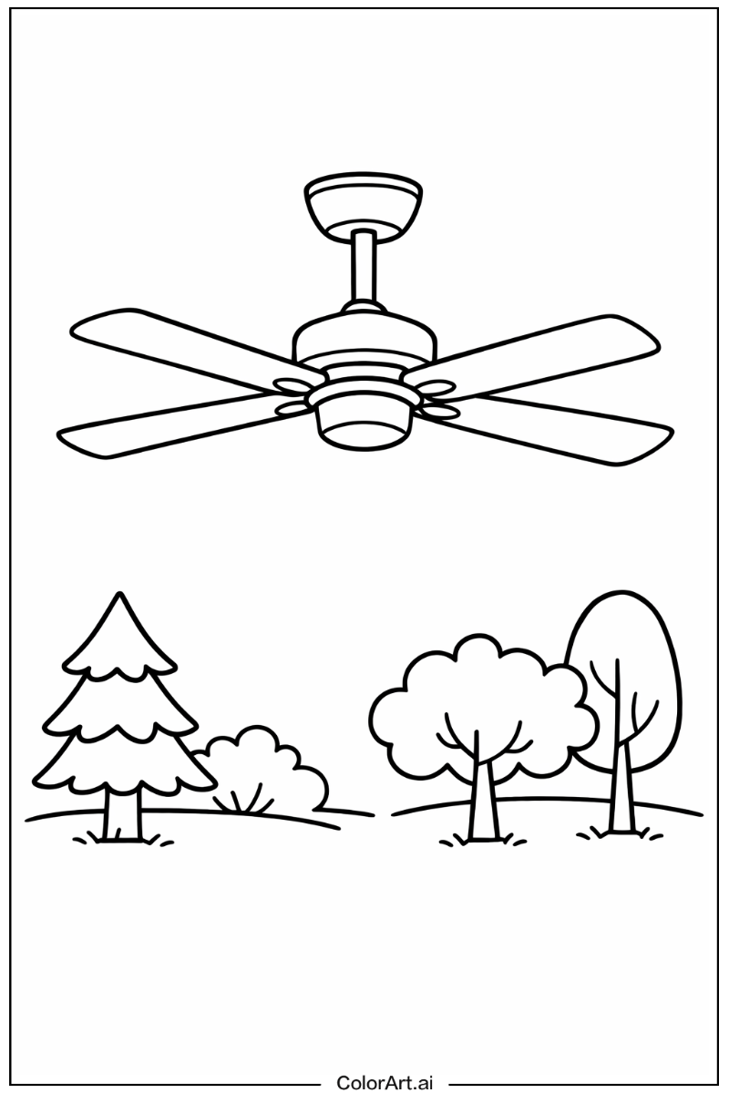ceiling fan in Nature 1