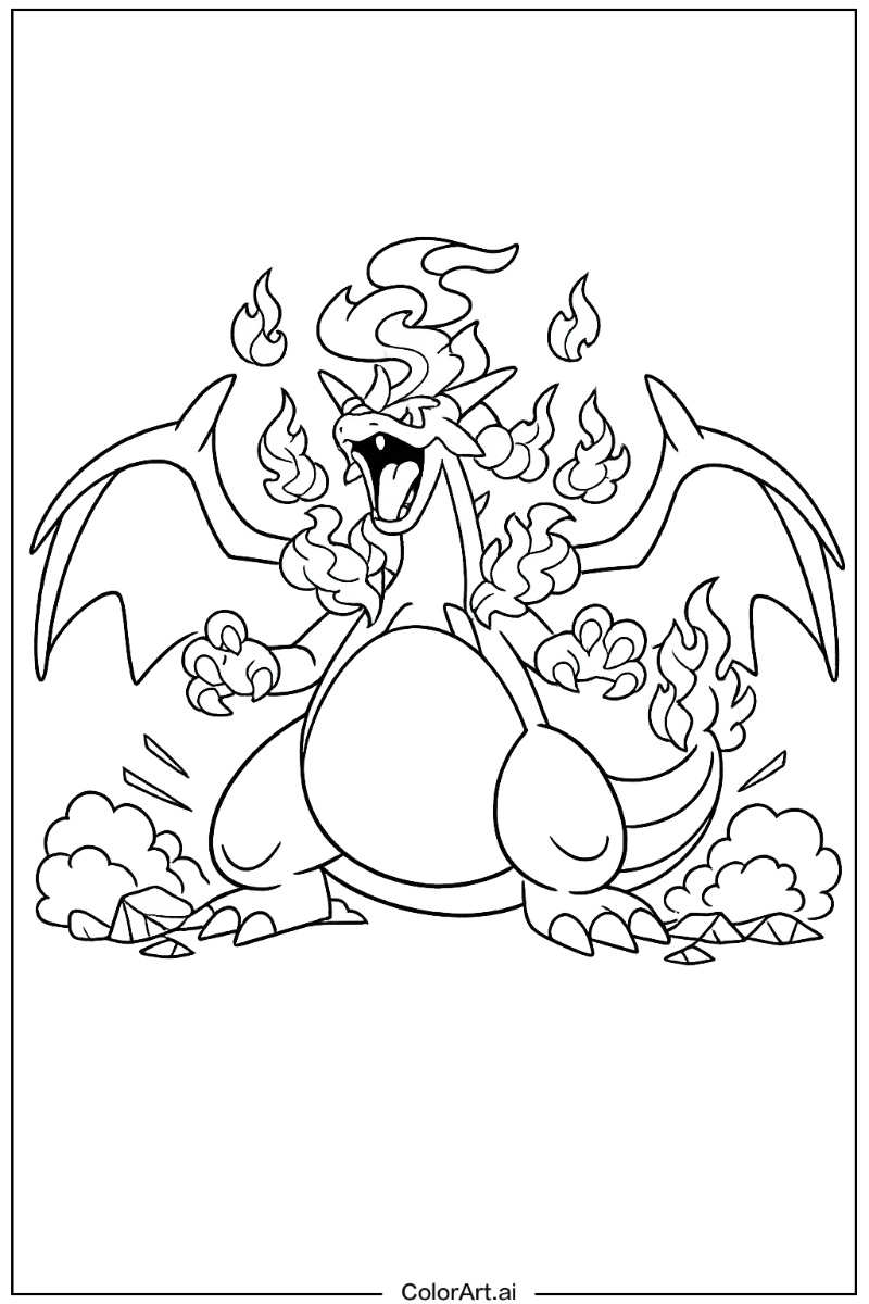 Gigantamax charizard Charizard Scene 2