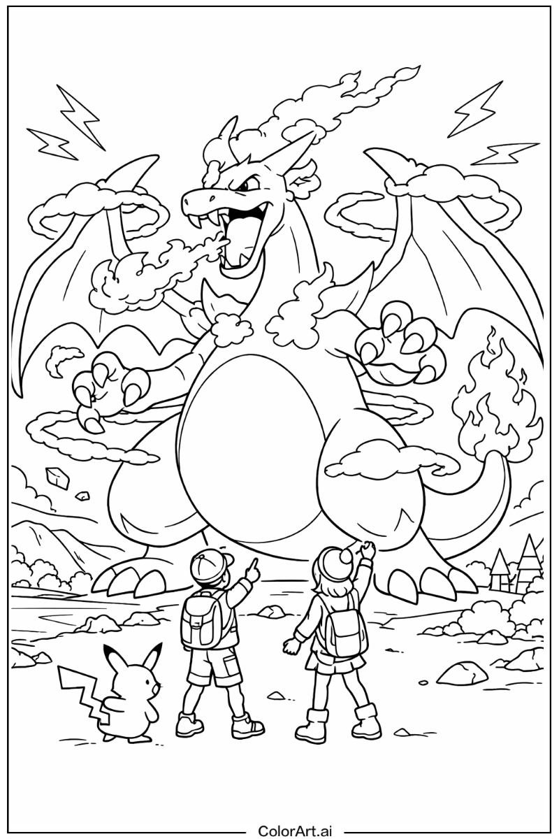 Dynamax Charizard Scene 2