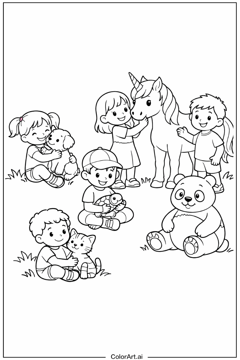 Children with Friends 2