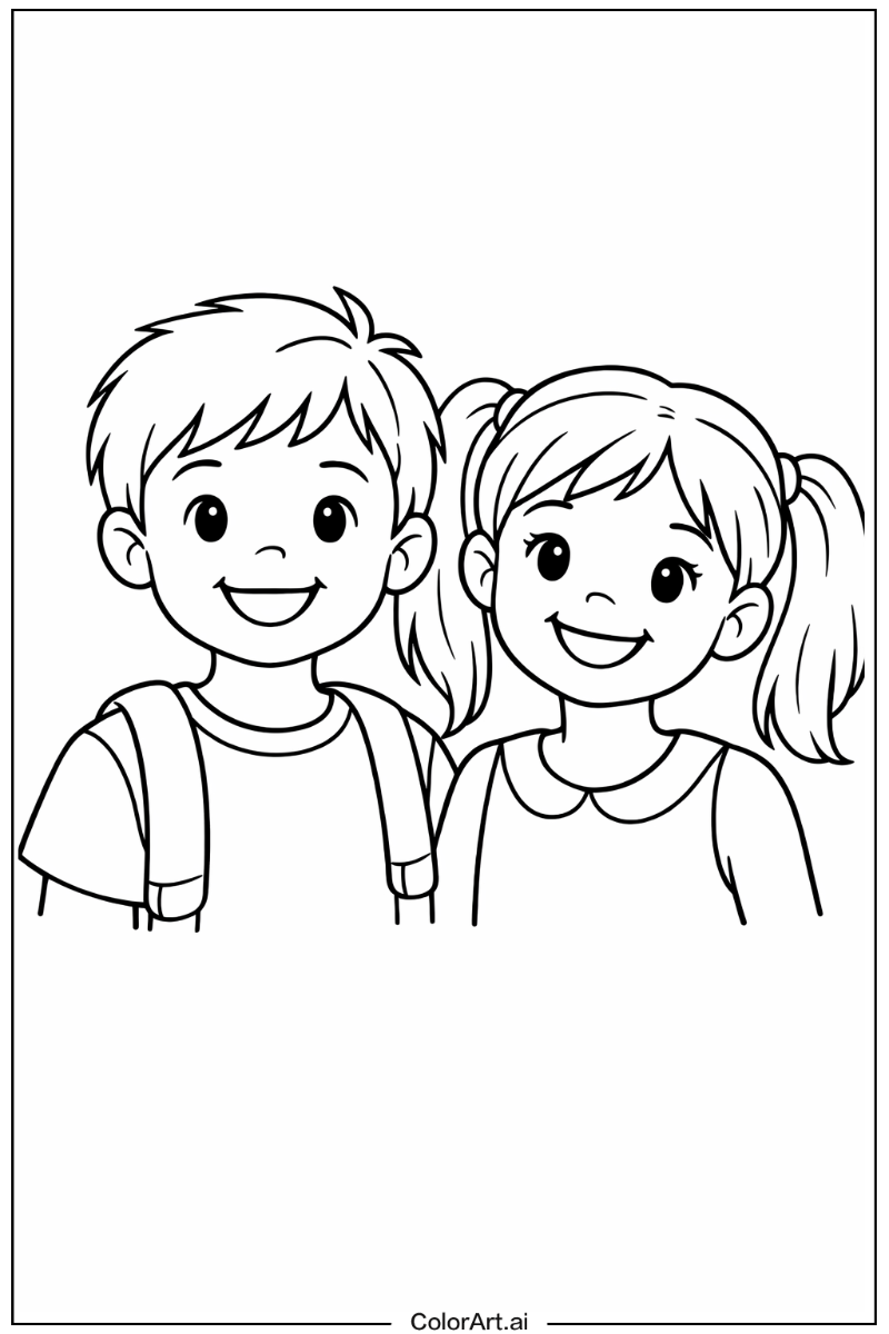 Happy Children Portrait