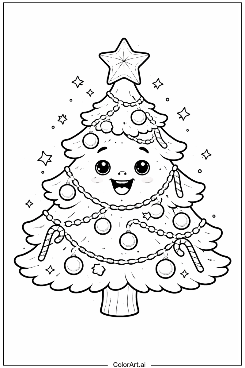 Happy Chirstmas tree Portrait 5