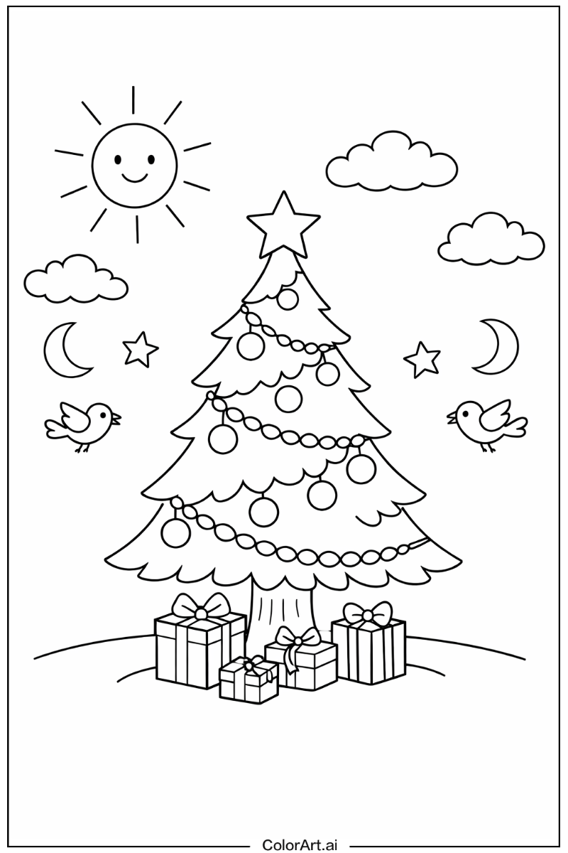 Chirstmas tree Under the Sun