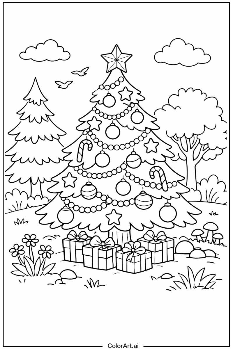 Chirstmas tree in Nature