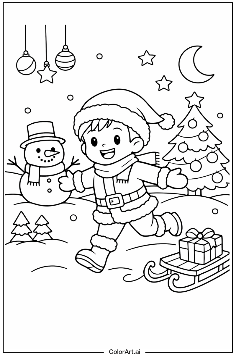 christam Playing Outside 2