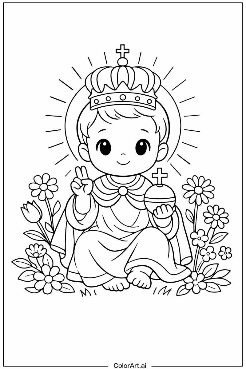 christam with Flowers 4