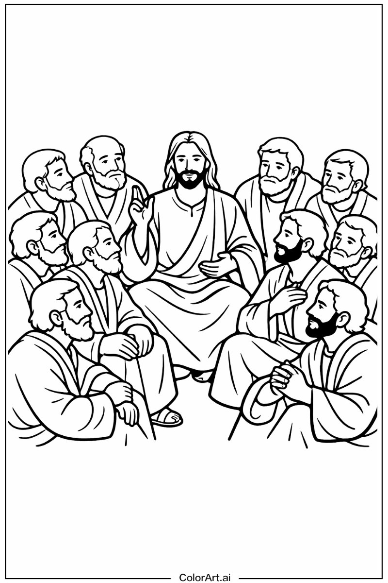 Christian with Apostles Theme