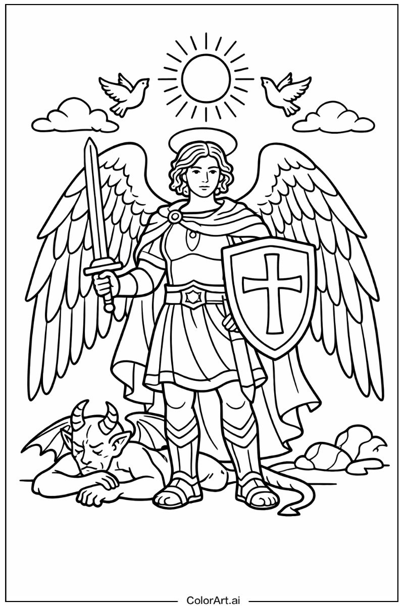 Christian with Archangel Theme