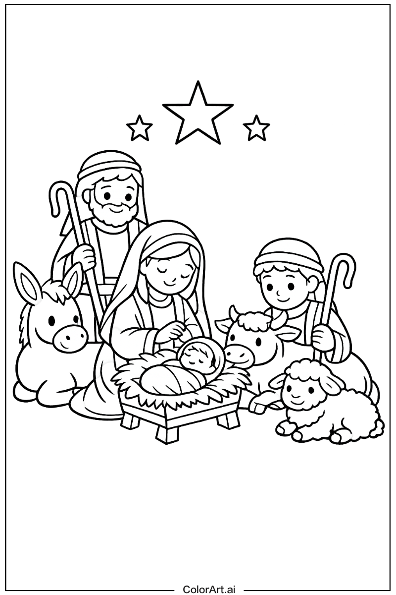 Christian with Nativity Theme